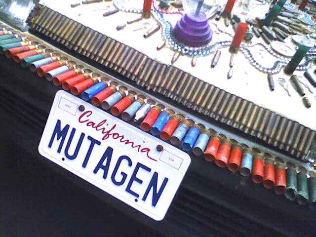mutagen license plate